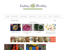 Tablet Screenshot of cookingthemhealthy.com